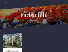 Tablet Screenshot of farbgefuehl.net